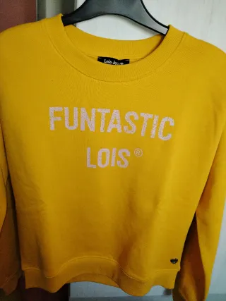 Sudadera Lois Mujer Talla XS Amarilla
