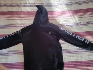 Sudadera Element Negra Talla XS