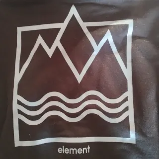 Sudadera Element Negra Talla XS