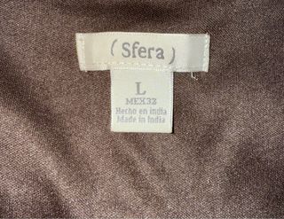 Vestido marrón de Sfera