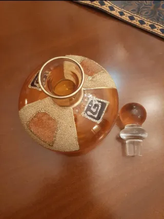 Bottiglietta in vetro colorato