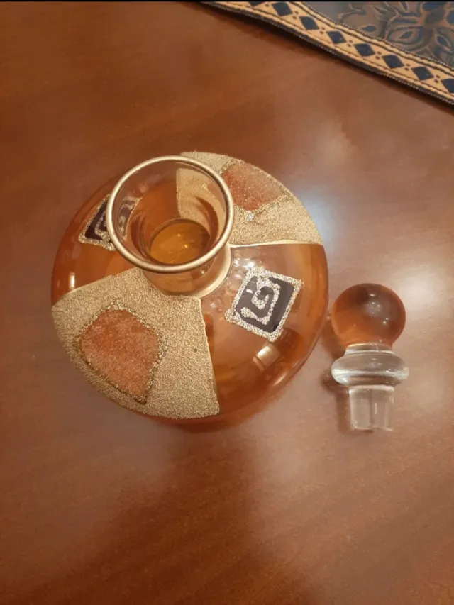 Bottiglietta in vetro colorato