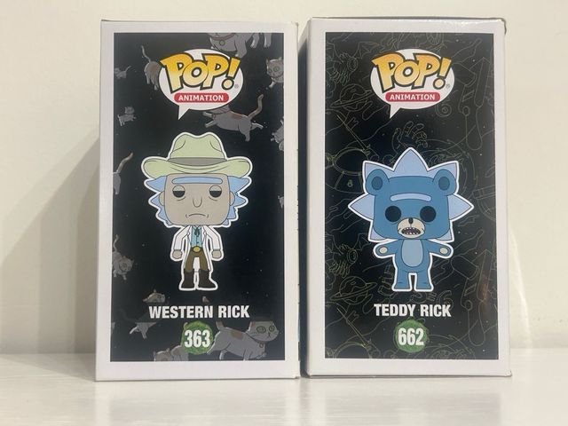 Funko Pop! Rick & Morty Western y Teddy