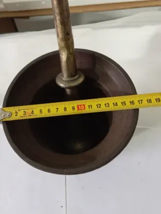 Almirez de hierro grande