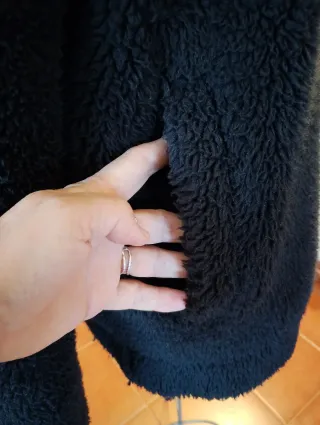 Cazadora borreguillo negra