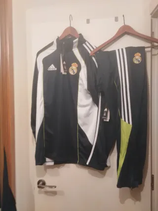 Chándal Adidas Negro y Verde