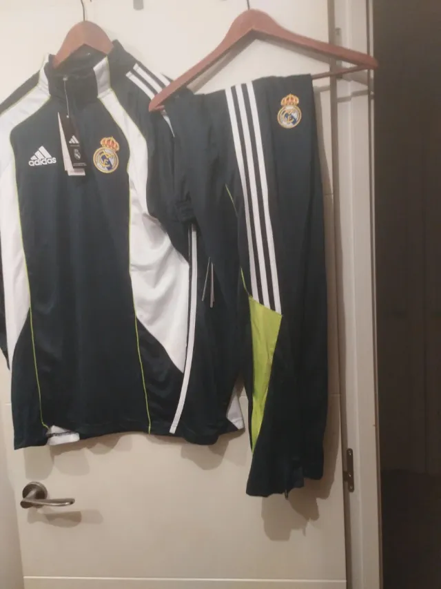 Chándal Adidas Negro y Verde