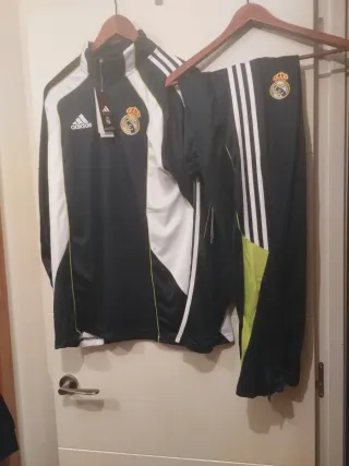 Chándal Adidas Negro y Verde