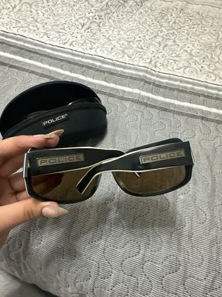 E Gafas Police Negros