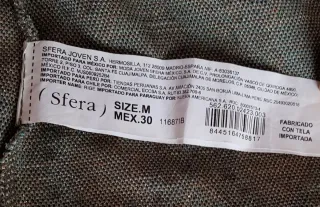 Conjunto pantalón Sfera Colección Talla M