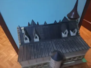 Maqueta casa estilo castillo