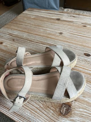 Sandalias plataforma beige T38