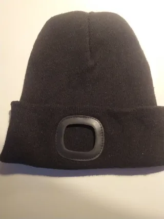 Gorro negro adulto con detalle