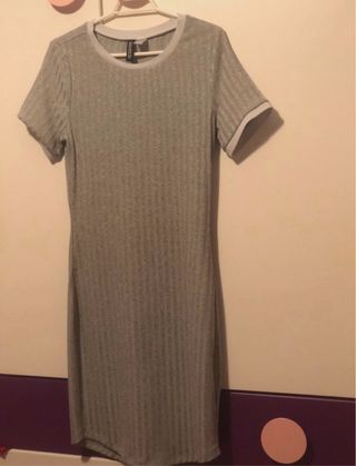 Vestido gris Divided Talla única