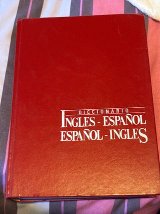 diccionario inglés español, español, inglés