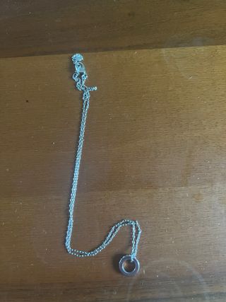 Collana Swarovski con ciondolo ad anello