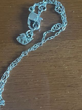 Collana Swarovski con ciondolo ad anello