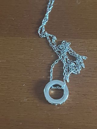 Collana Swarovski con ciondolo ad anello