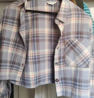 Camisa cuadros suave y gorditaTallA 9-10