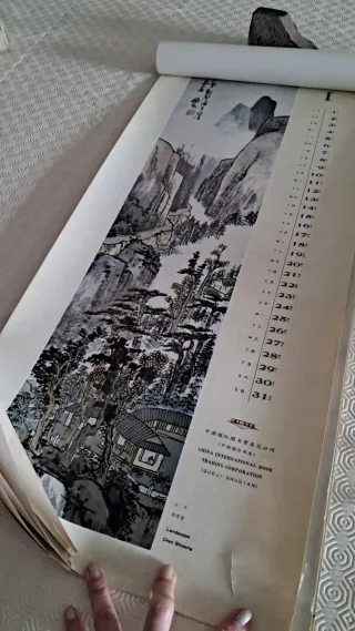 Calendario China internatinal... 1988 Arte
