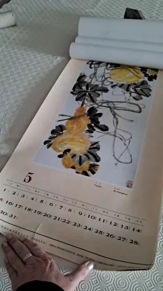 Calendario China internatinal... 1988 Arte