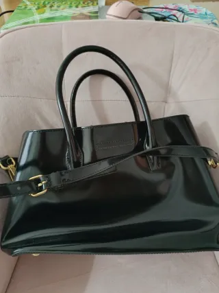 Bolso Bimba y Lola Negro Charol