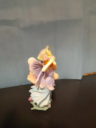 Portacandele fata in resina