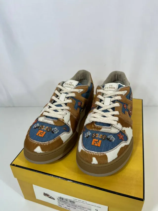 Zapatillas Fendi Marrones y Azules