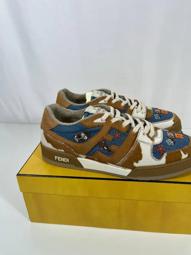 Zapatillas Fendi Marrones y Azules