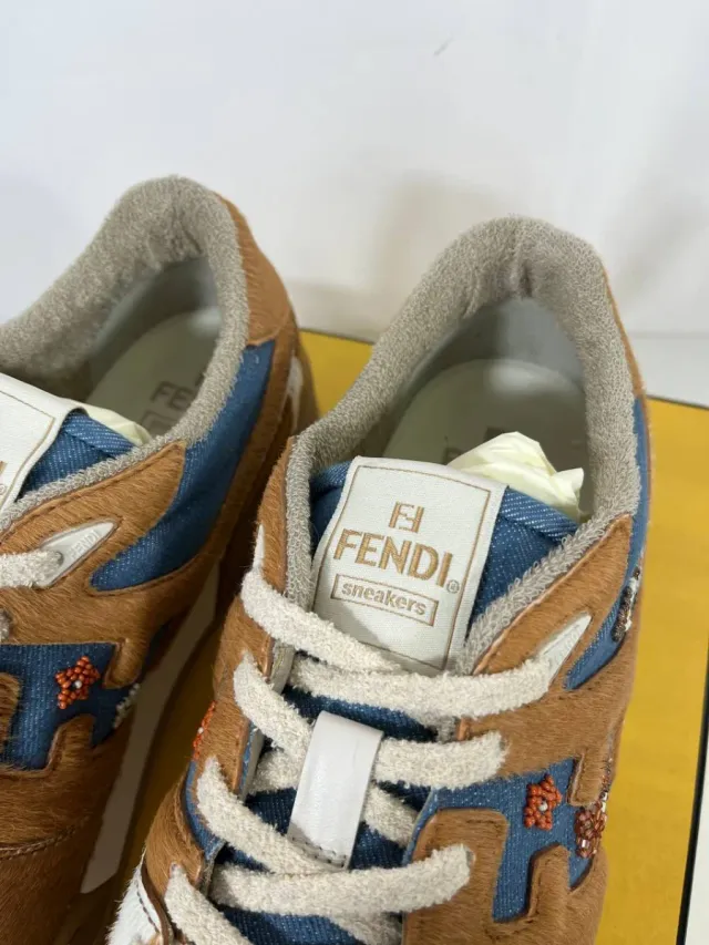 Zapatillas Fendi Marrones y Azules