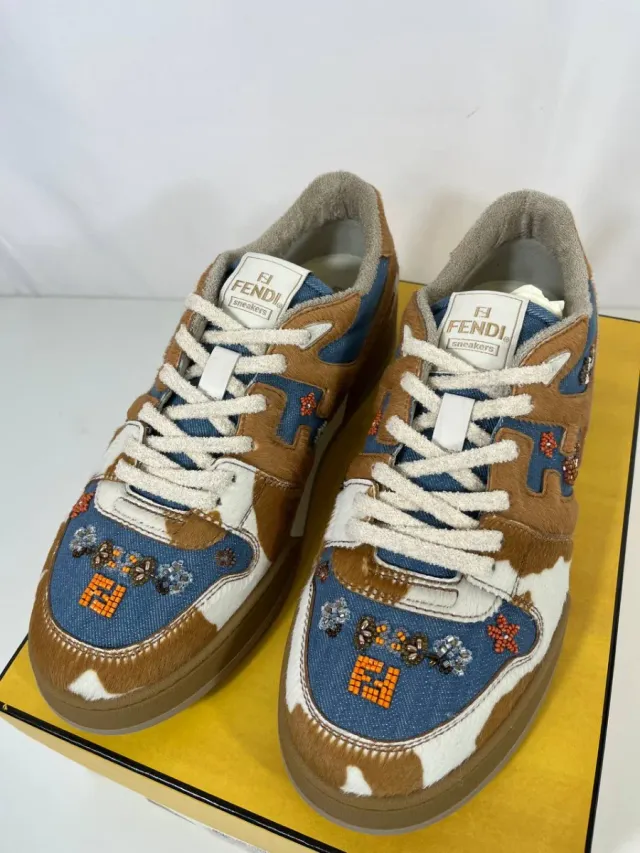 Zapatillas Fendi Marrones y Azules