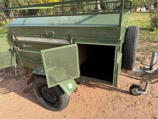 Remolque perros caza