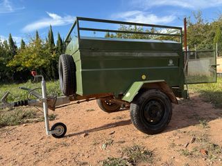 Remolque perros caza