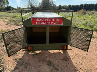 Remolque perros caza