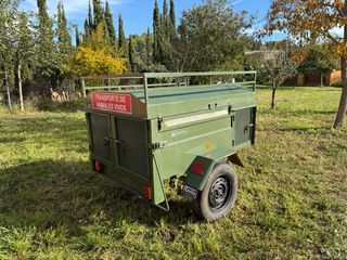 Remolque perros caza