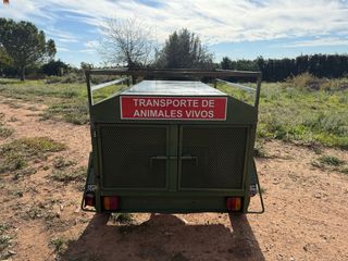 Remolque perros caza