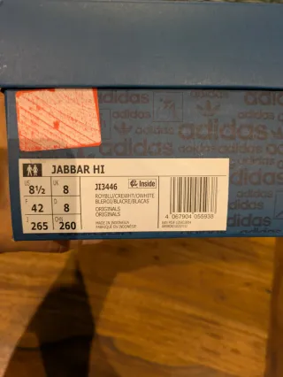 Adidas Zapatillas Altas Azules y Beige