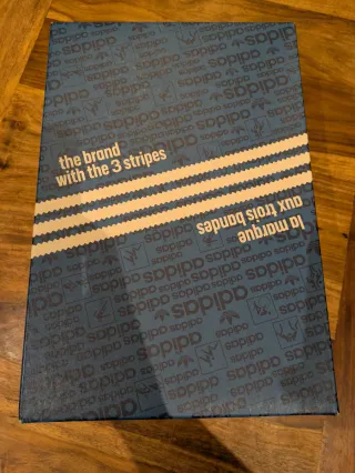 Adidas Zapatillas Altas Azules y Beige