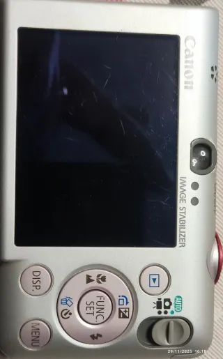 Cámara Canon Ixus 95IS rosa