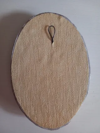 Quadretto in gesso decorato con rose