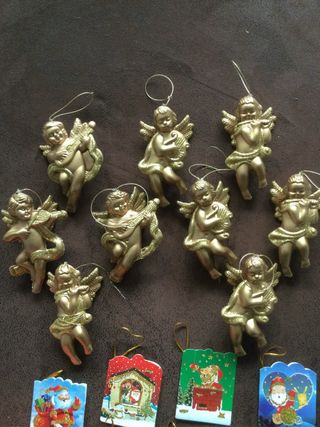 Angeli natalizi e cartoline