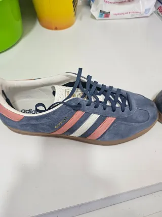 Adidas Gazelle Indoor Azul/Rosa