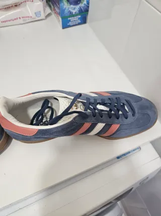 Adidas Gazelle Indoor Azul/Rosa