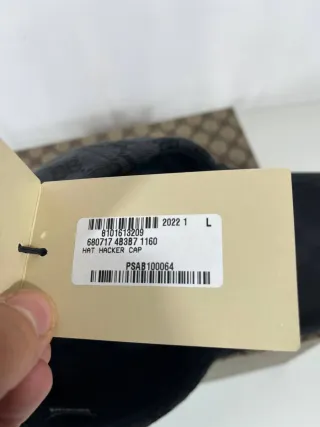 Gorra Gucci x Balenciaga Negra