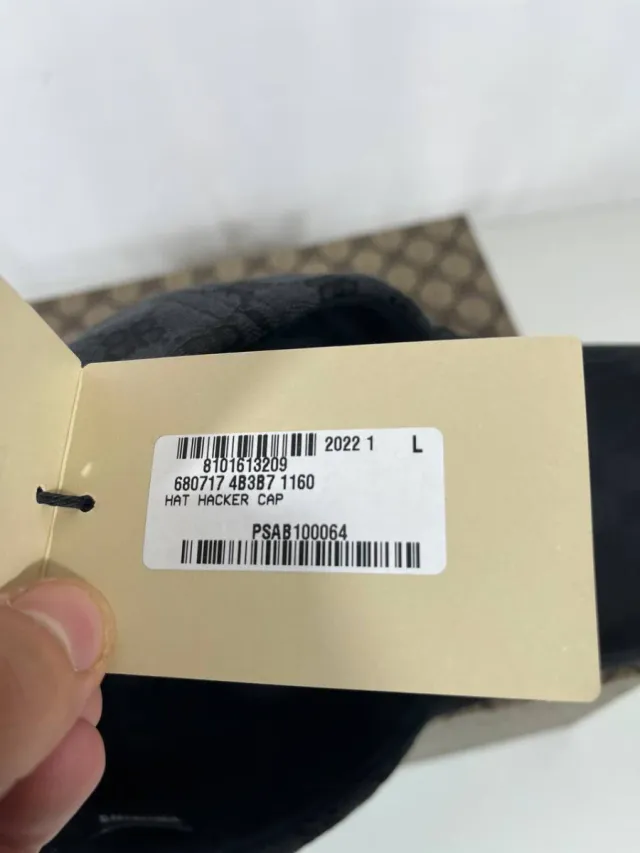 Gorra Gucci x Balenciaga Negra