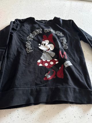 Sudadera Minnie Mouse Talla L/M Negra