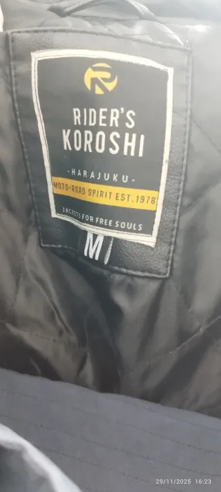 Chaqueta de cuero para hombre