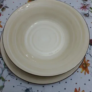 Servizio Piatti Ceramica 18 Pezzi per 6 Persone