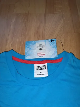 Camiseta Capitán América Hombre Primark Talla M