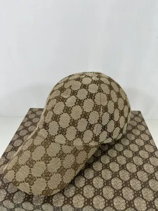 Gorra Gucci x Balenciaga Beige/Marrón